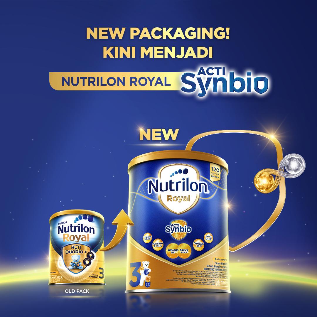 Nutrilon Royal 3 Madu 800gr, Susu Formula Anak untuk Usia 1-3 Tahun