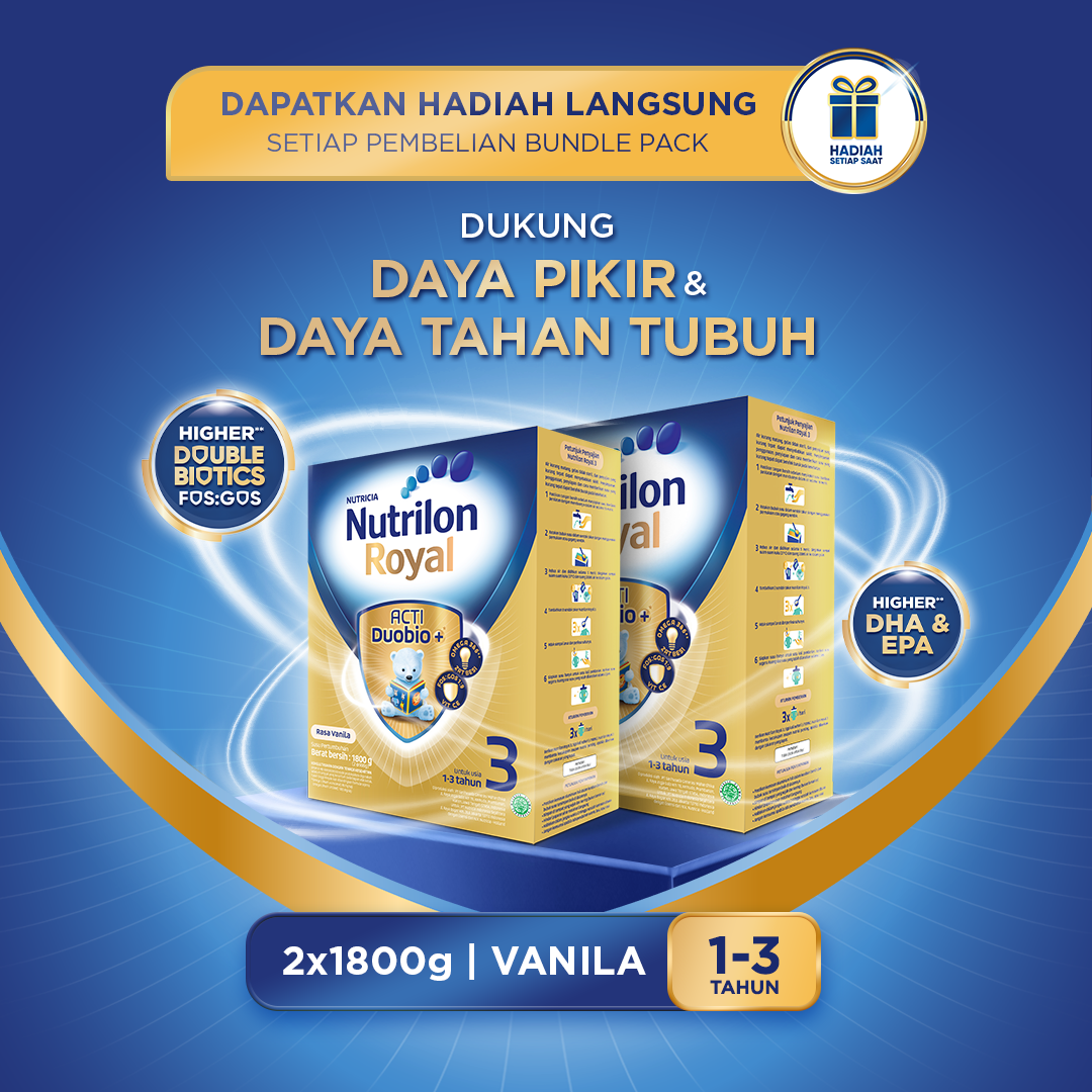 Nutrilon Royal 3 Vanila 1800gr x 2Pcs