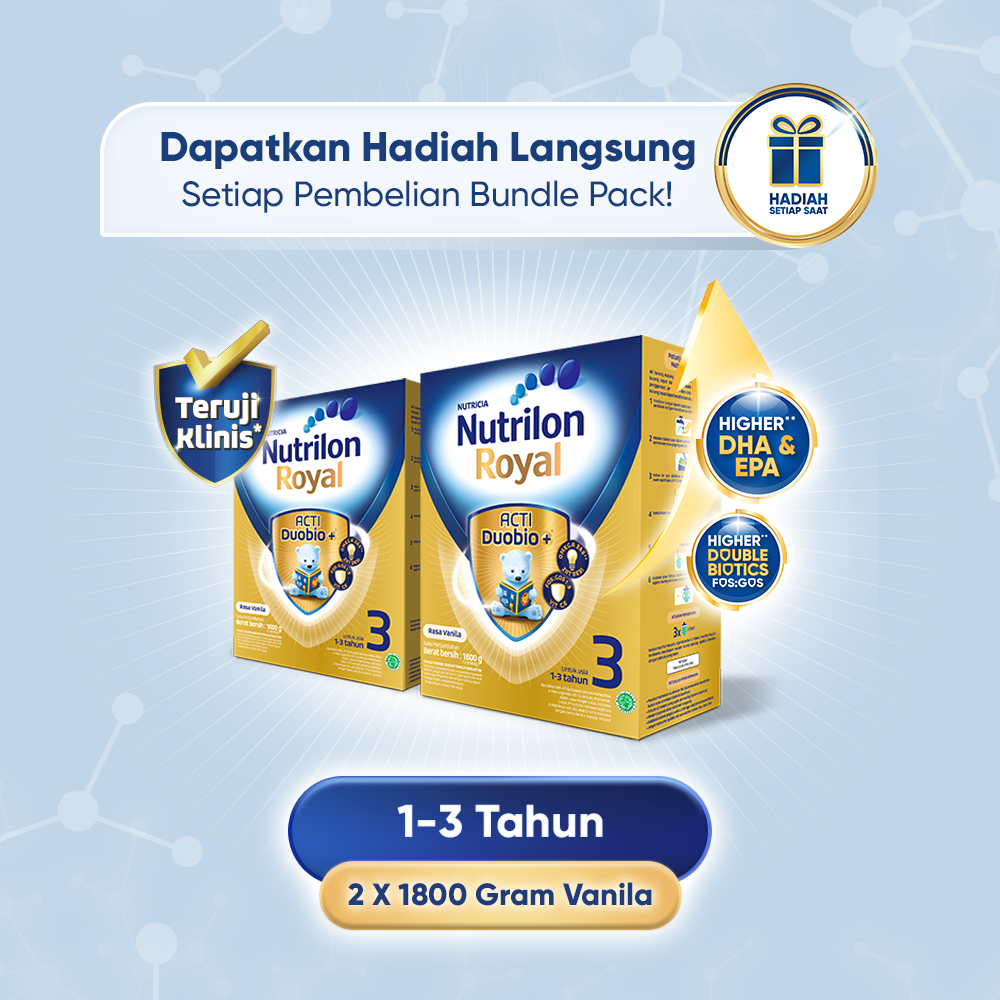 Nutrilon Royal 3 Vanila 1800gr x 2Pcs