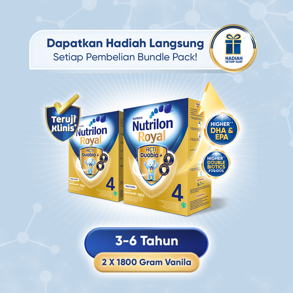 Nutrilon Royal 4 Vanilla 1800gr x 2Pcs