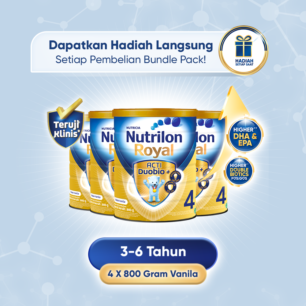 Nutrilon Royal 4 Vanilla 800gr x 4Pcs
