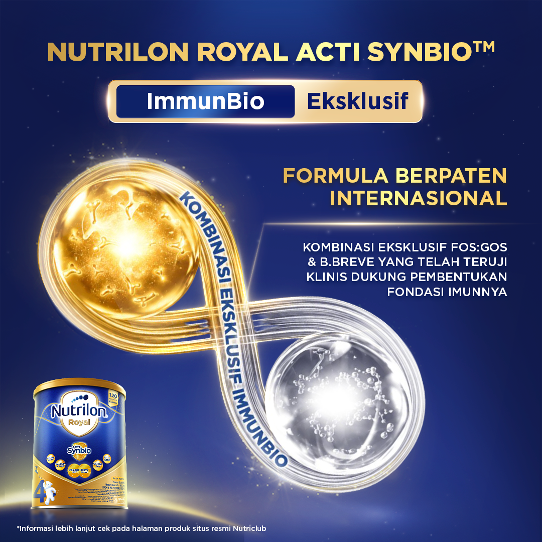 Nutrilon Royal 4 Vanila 1800 gr x 2, Susu Bubuk untuk Usia 3-6 Tahun