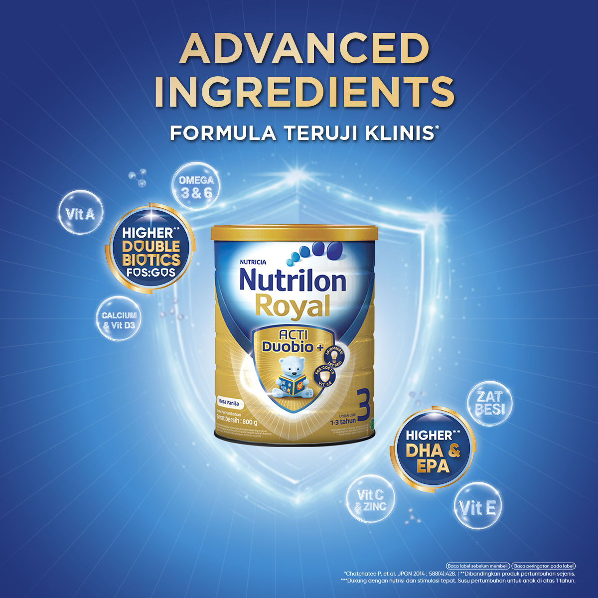 Nutrilon Royal 3 Madu 800gr x 4Pcs