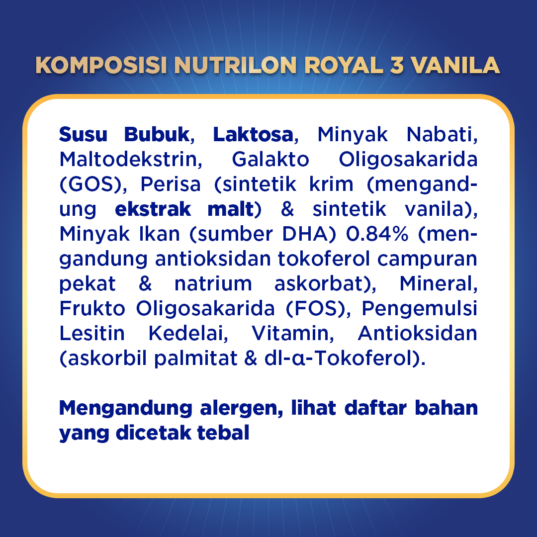 Nutrilon Royal 3 Vanilla 1800gr