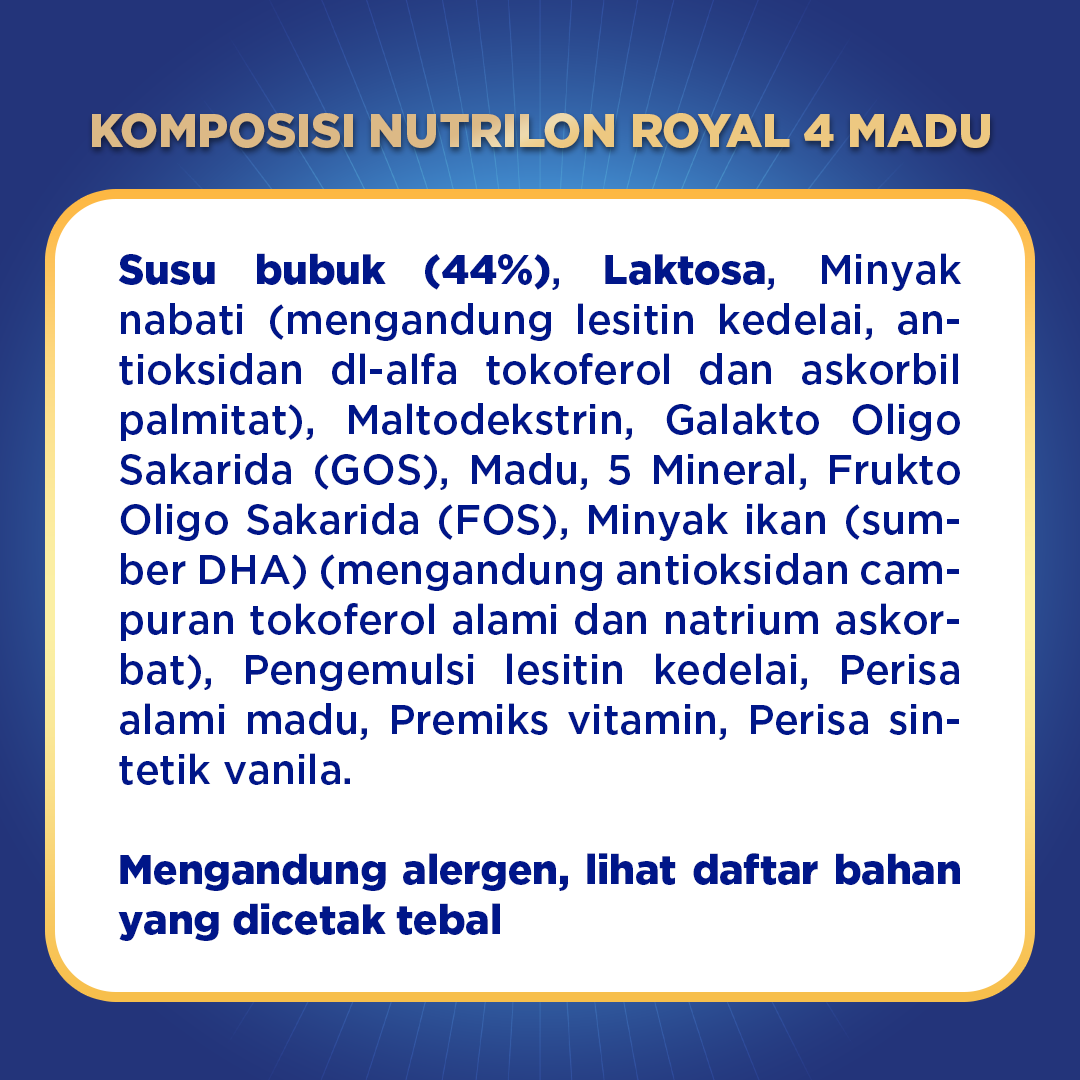 Nutrilon Royal 4 Madu 800gr x 4Pcs