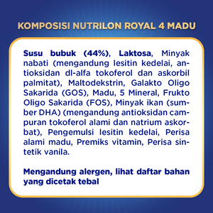 Nutrilon Royal 4 Madu 800gr x 4Pcs