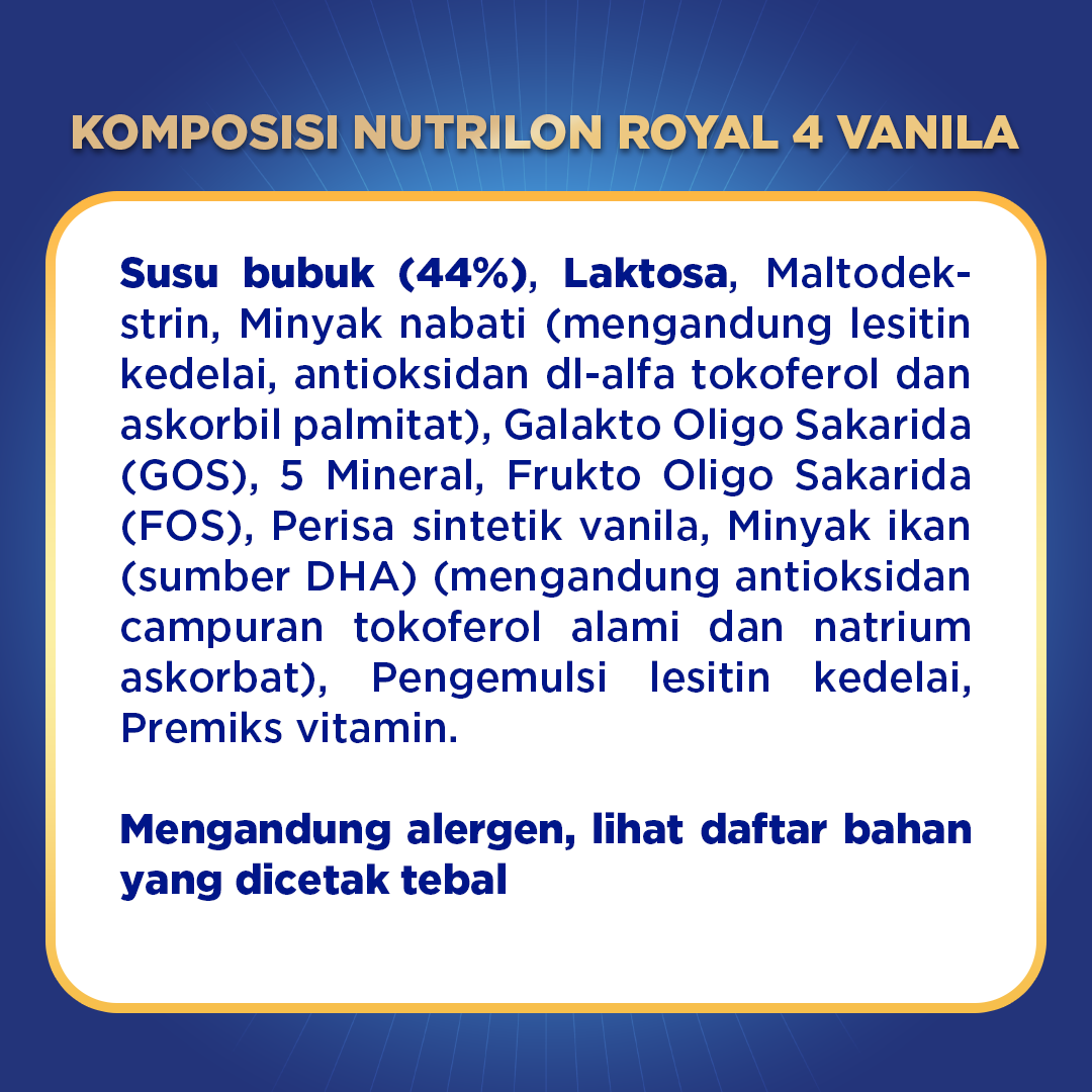 Nutrilon Royal 4 Vanilla 1800gr x 2Pcs