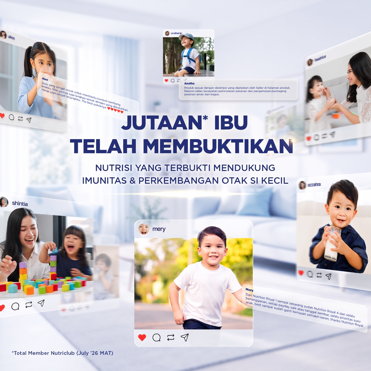 Nutrilon Royal 3 Vanila 400 gr, Susu Formula Anak untuk Usia 1-3 Tahun