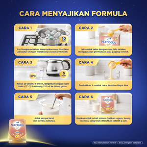 Nutribaby Royal Plus Csynbio 1 800 gr - Formula Bayi Bubuk untuk Usia 0-6 Bulan