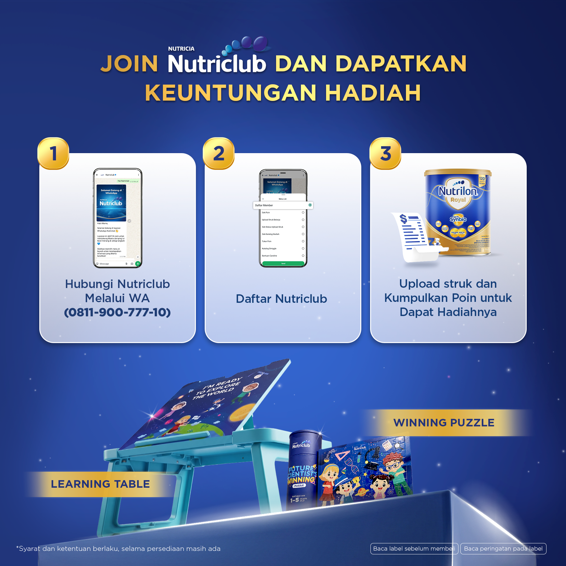 Nutrilon Royal 3 Madu 800gr x 4, Susu Formula Anak untuk Usia 1-3 Tahun