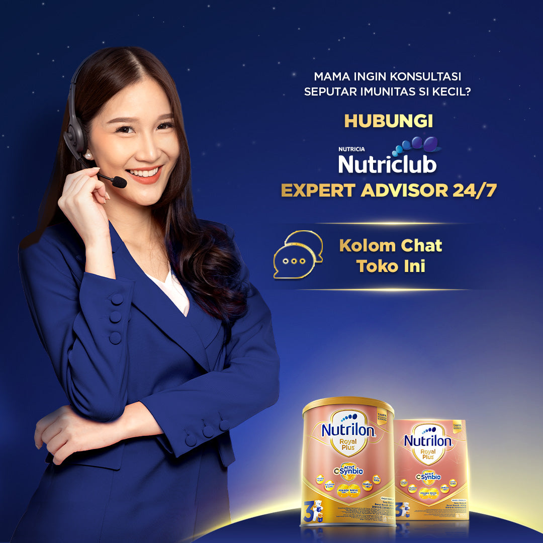 Nutrilon Royal 3 Plus Csynbio Vanila 800 gr x 4 - Susu untuk Usia 1-3 Tahun