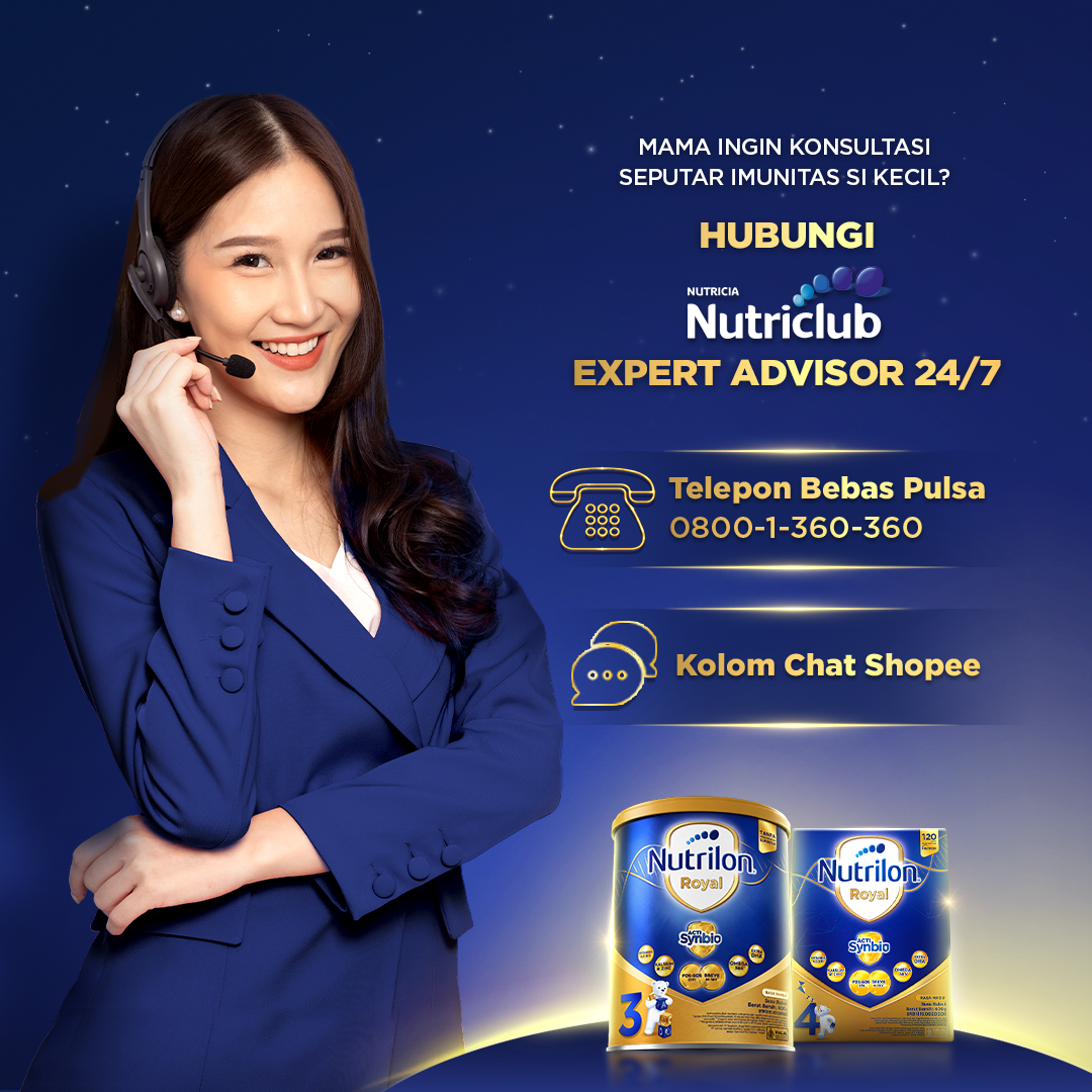 Nutrilon Royal 3 Madu 800gr x 4, Susu Formula Anak untuk Usia 1-3 Tahun