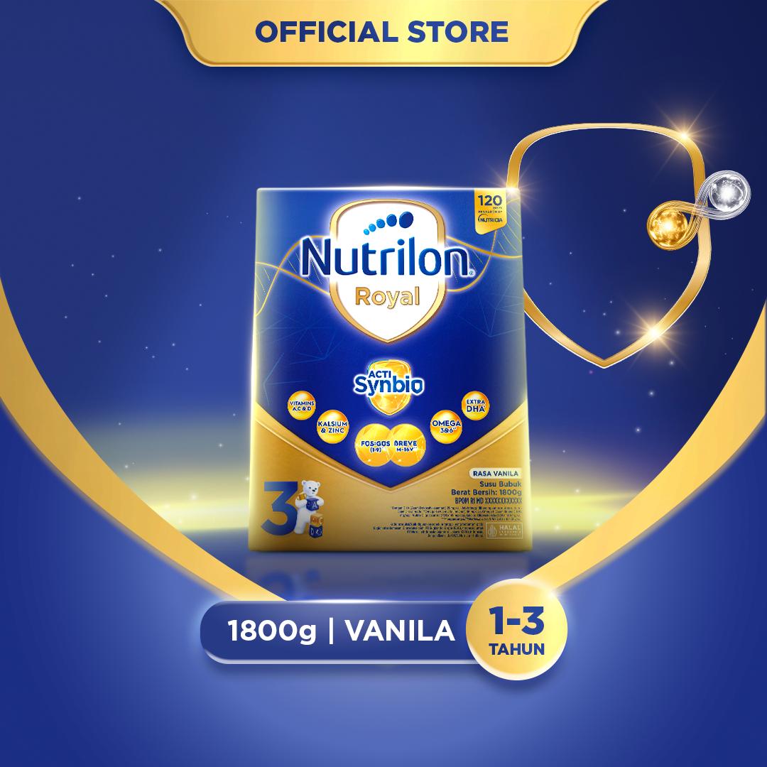 Nutrilon Royal 3 Vanila 1800 gr, Susu Formula Anak untuk Usia 1-3 Tahun