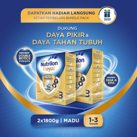 Nutrilon Royal 3 Madu 1800gr x 2Pcs