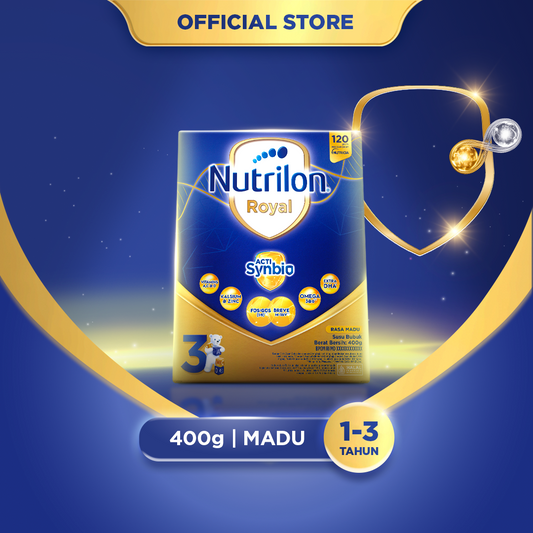 Nutrilon Royal 3 Madu 400 gr, Susu Formula Anak untuk Usia 1-3 Tahun
