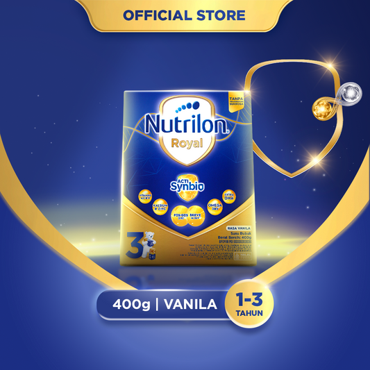 Nutrilon Royal 3 Vanila 400 gr, Susu Formula Anak untuk Usia 1-3 Tahun