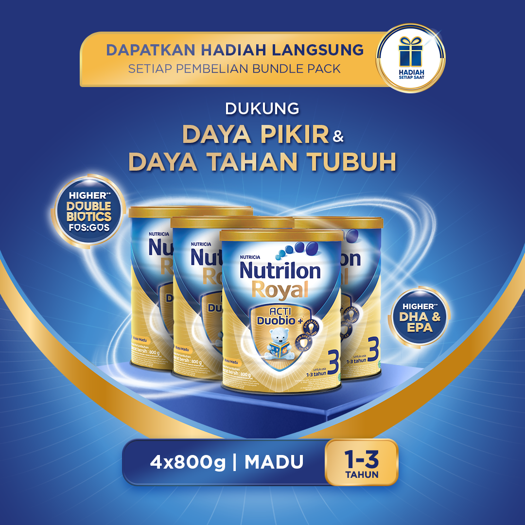 Nutrilon Royal 3 Madu 800gr x 4Pcs
