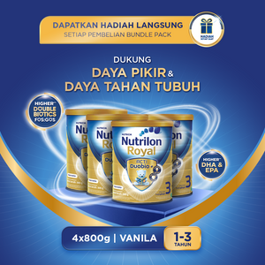 Nutrilon Royal 3 Vanilla 800gr x 4Pcs