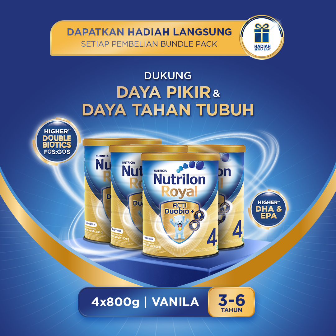 Nutrilon Royal 4 Vanilla 800gr x 4Pcs