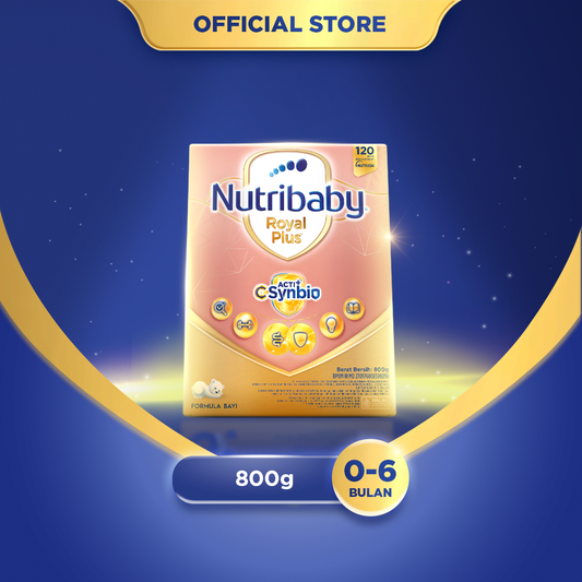 Nutribaby Royal Plus Csynbio 1 800 gr - Formula Bayi Bubuk untuk Usia 0-6 Bulan