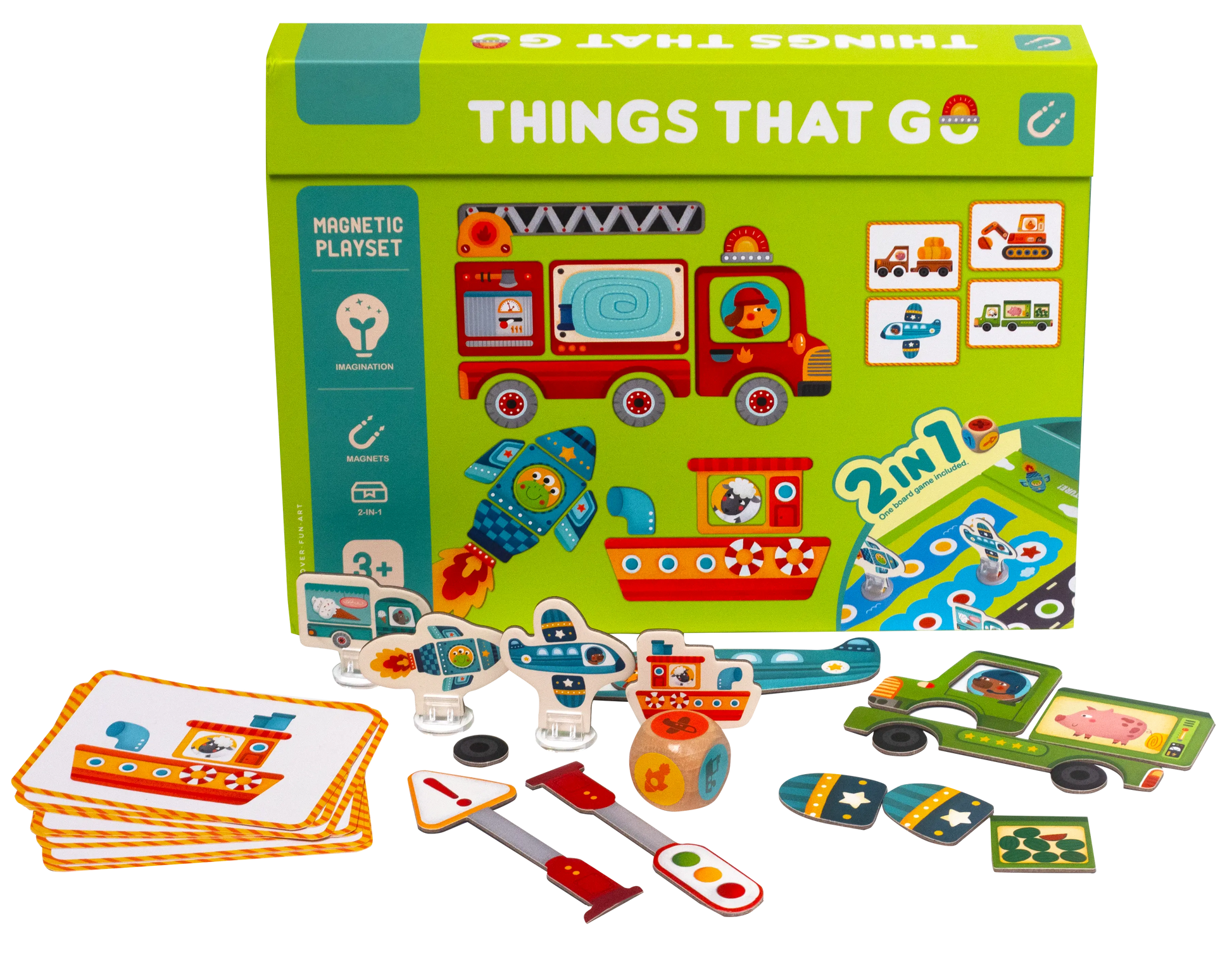 Magnetic board games