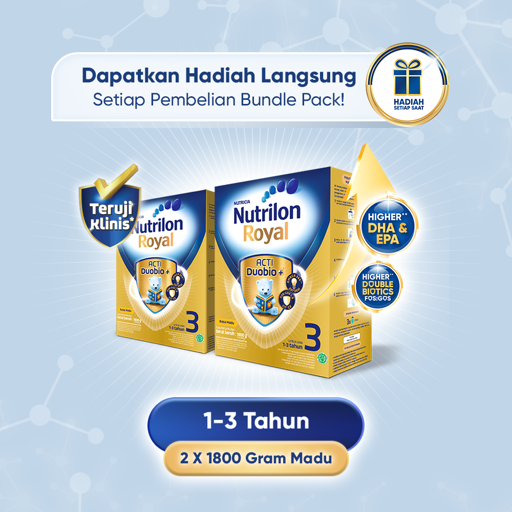 Nutrilon Royal 3 Madu 1800gr x 2Pcs