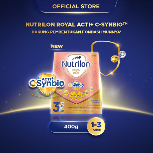 Nutrilon Royal 3 Plus Csynbio Vanila 400 gr - Susu untuk Usia 1-3 Tahun