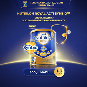Nutrilon Royal 3 Madu 800gr, Susu Formula Anak untuk Usia 1-3 Tahun