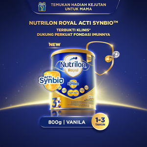 Nutrilon Royal 3 Vanila 800 gr, Susu Formula Anak untuk Usia 1-3 Tahun