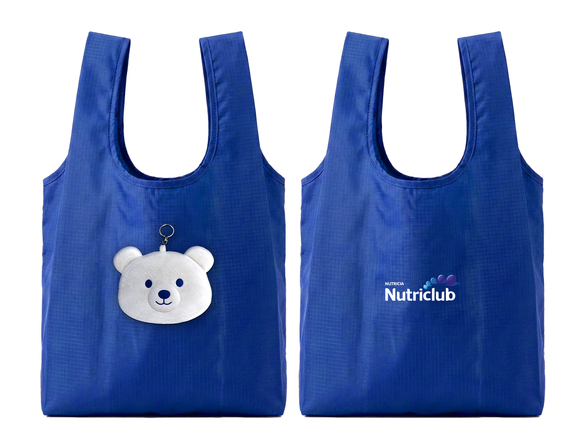 Nutriclub Royal Bear Pocketable Shopping Bag