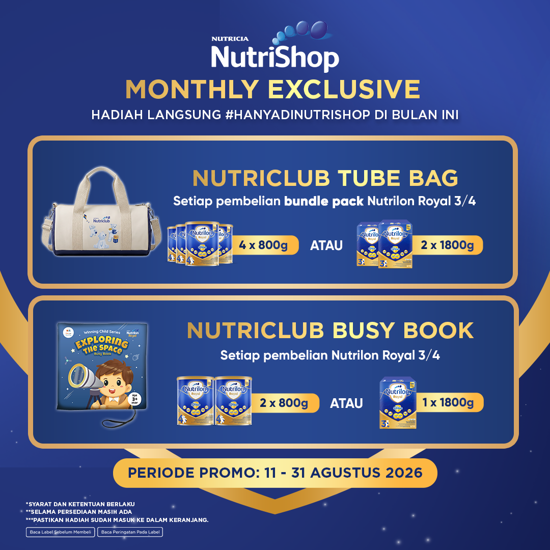 Nutrilon Royal 3 Madu 800gr x 4, Susu Formula Anak untuk Usia 1-3 Tahun