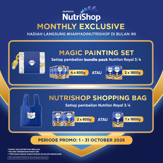 Nutrilon Royal 4 Vanila 400 gr, Susu Bubuk untuk Usia 3-6 Tahun